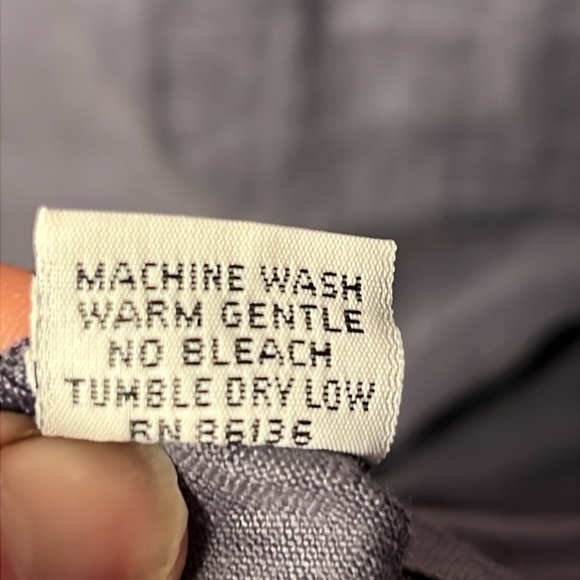 Bryn Walker Sleeveless Linen Shirt Womens Md Button Up Casual USA Blue summer - Picture 7 of 10